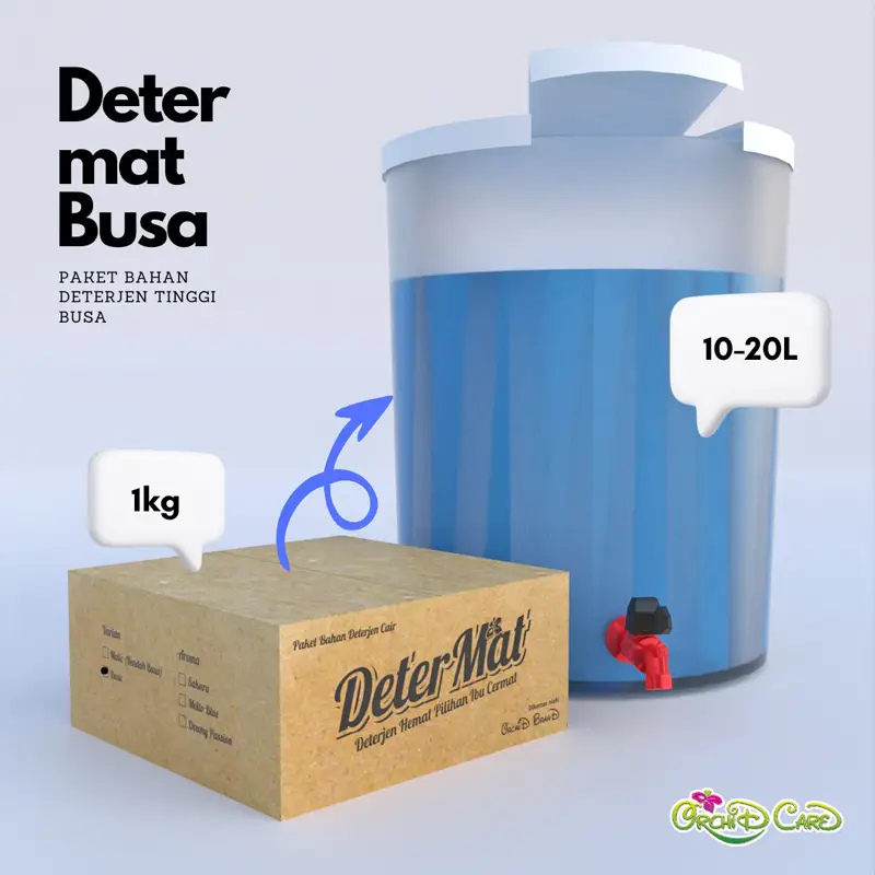 Deter Mat Busa Paket Bahan Deterjen Tinggi Busa