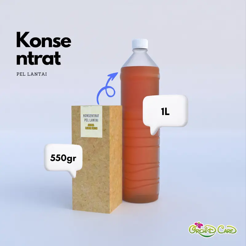 Konsentrat Pel Lantai Paket Bahan Pelicin Lantai